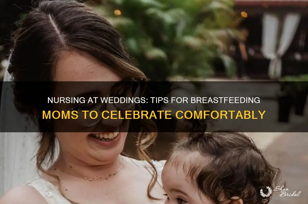 how to nurse at a wedding