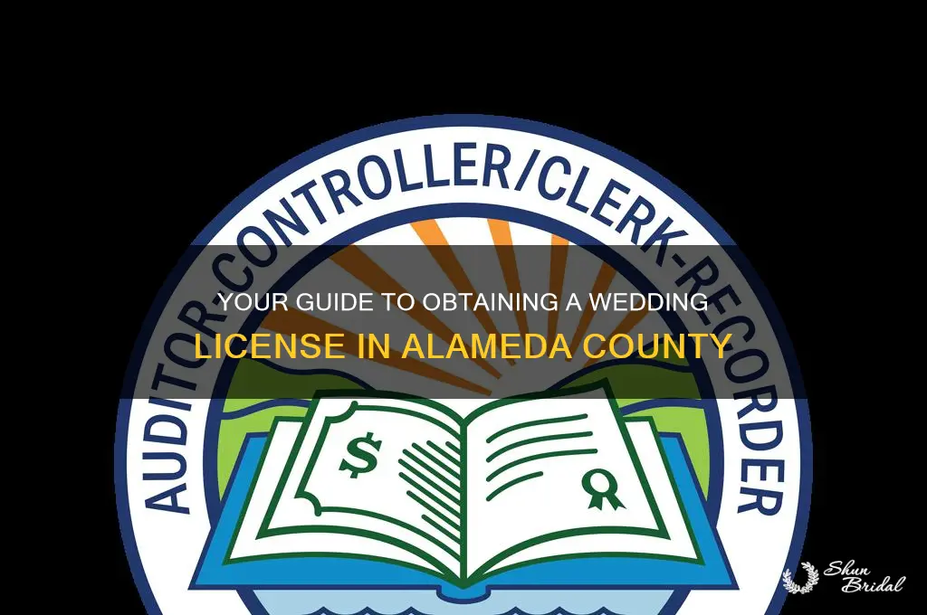 how to obtain wedding license alameda county