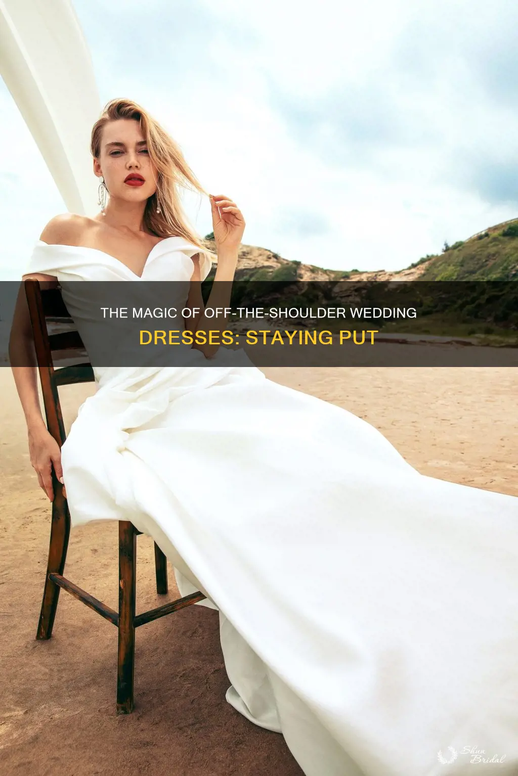 how to off the shoulder wedding dresses stay up