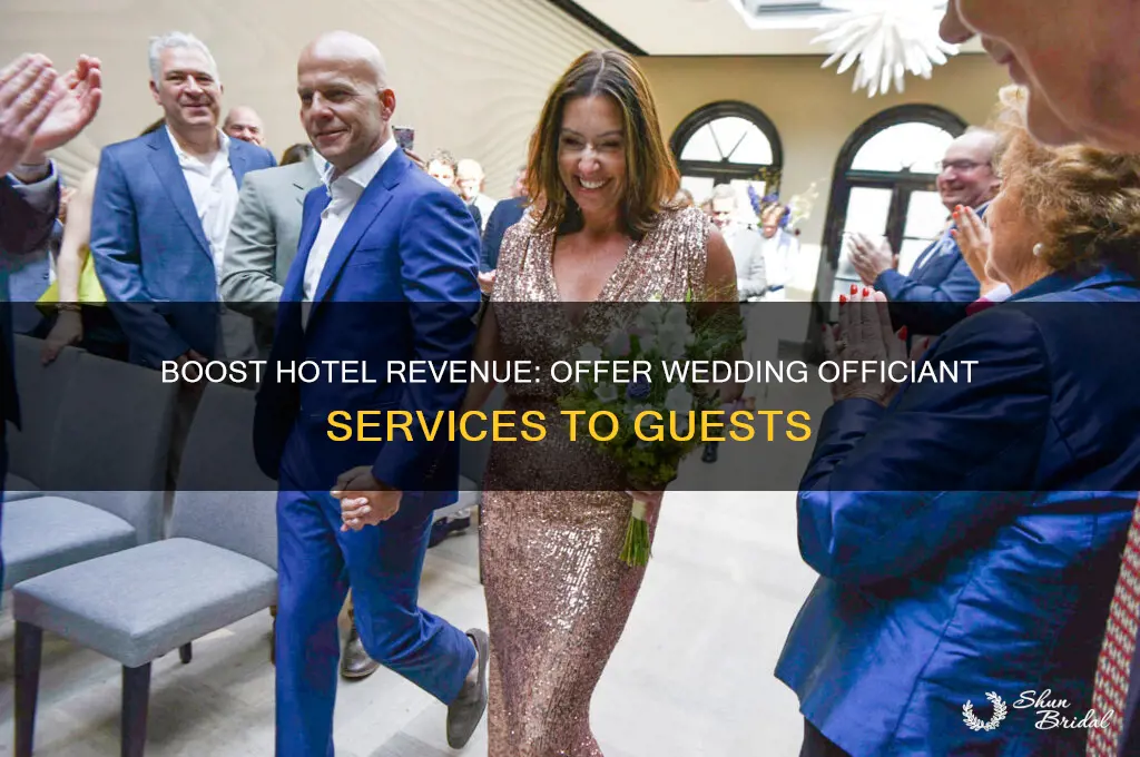 how to offer wedding officiant services to a hotel
