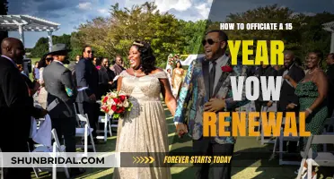 Renewing Love: A Guide to Officiating 15-Year Vow Renewals