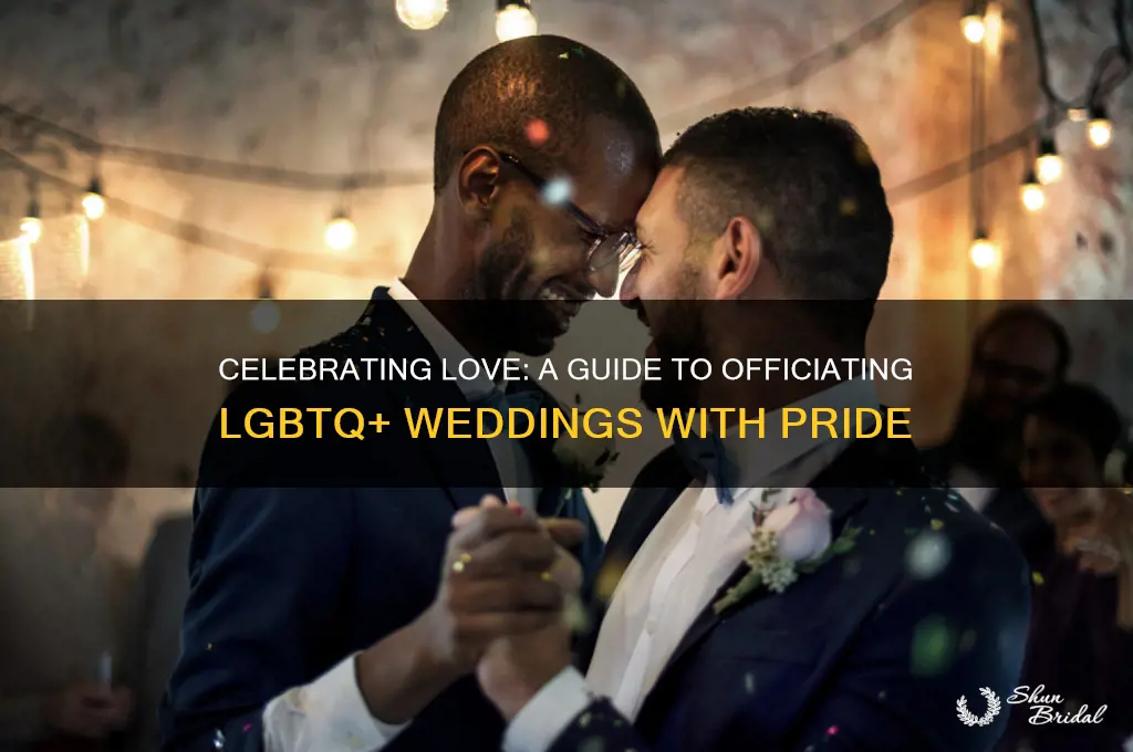 how to officiate a gay wedding