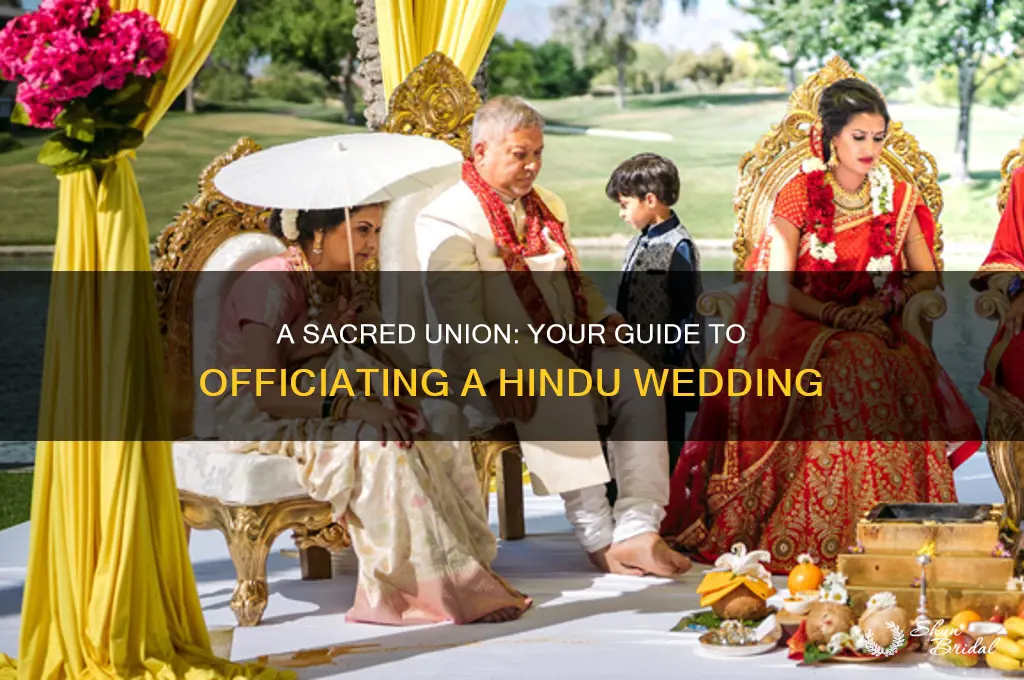 how to officiate a hindu wedding