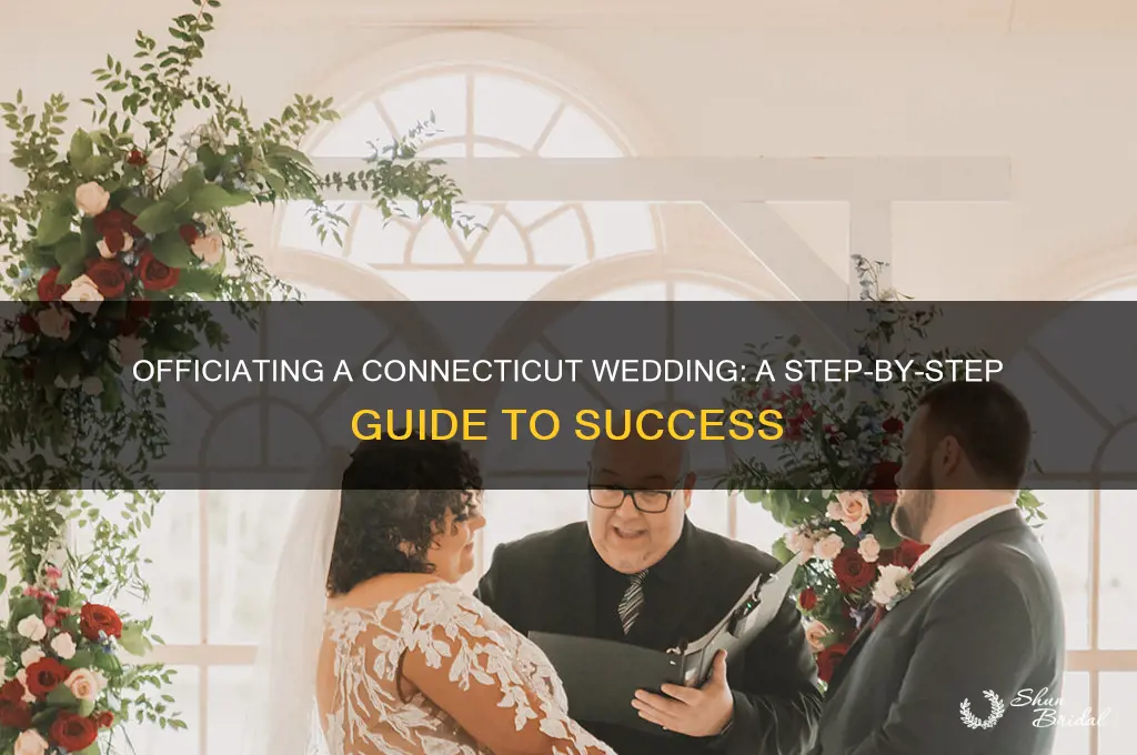 how to officiate a wedding ceremony in connecticut