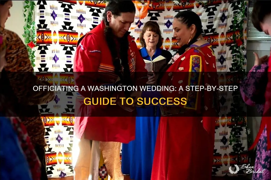 how to officiate a wedding ceremony in washington