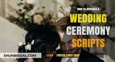 Mastering the Art of Officiating Wedding Ceremonies: Scripting Tips