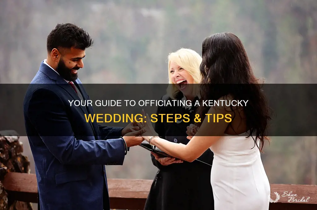 how to officiate a wedding in ky
