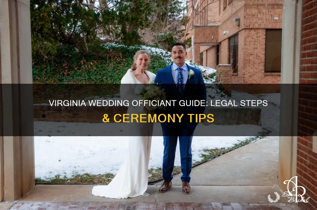 how to officiate a wedding in Virginia