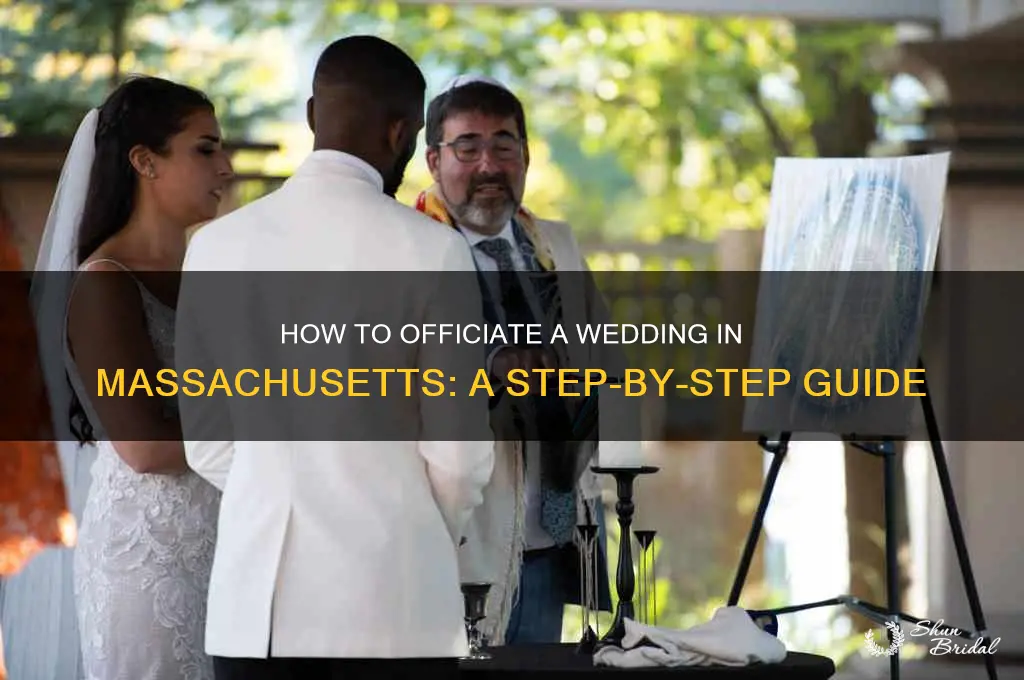 how to officiate a wedding massachusetts