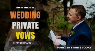 Officiating Private Wedding Vows: A Guide for Personalized Ceremonies
