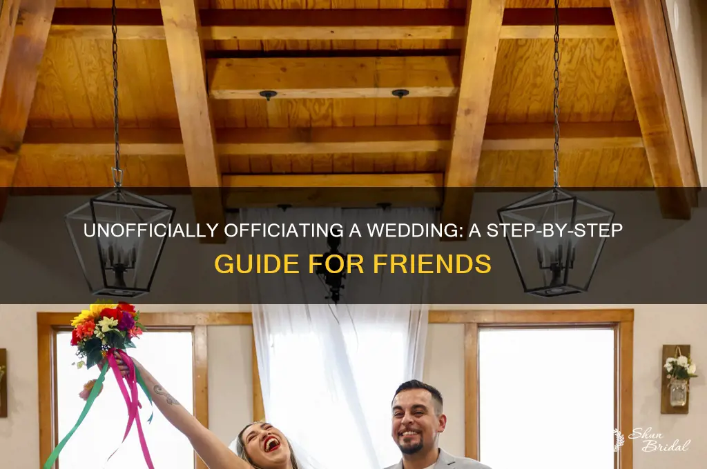 how to officiate a wedding unofficially