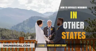 Officiating Weddings Across State Lines: A Comprehensive Guide