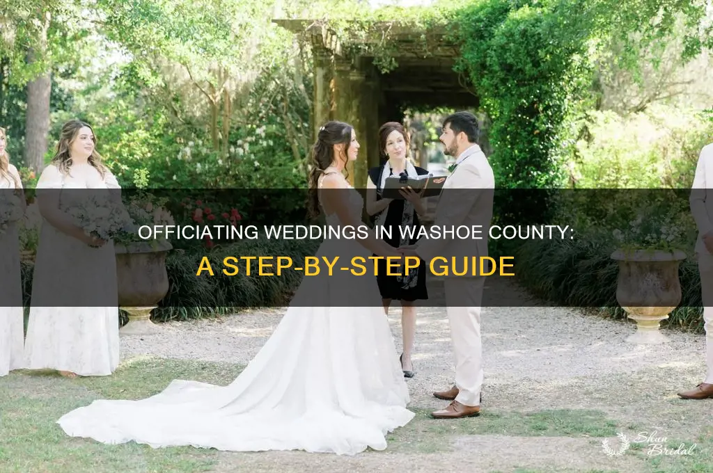 how to officiate weddings in washoe county