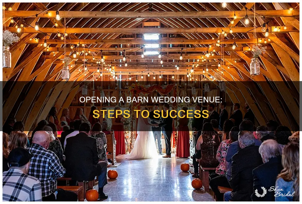 how to open a barn wedding venue