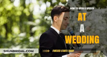 Crafting the Perfect Wedding Speech Opening: Tips and Tricks