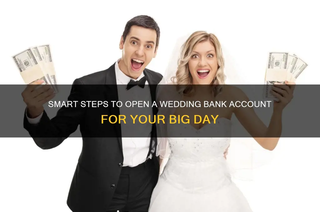 how to open a wedding bank account