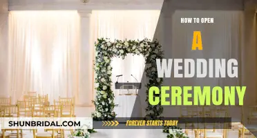 Elegant Beginnings: A Guide to Opening Your Wedding Ceremony