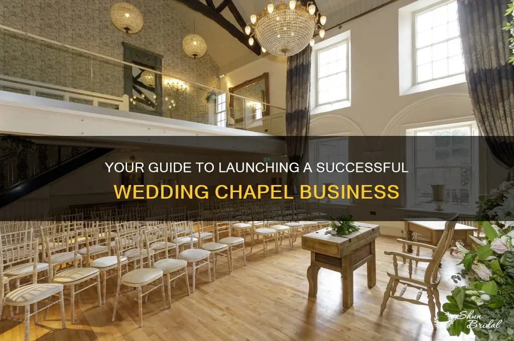how to open a wedding chapel