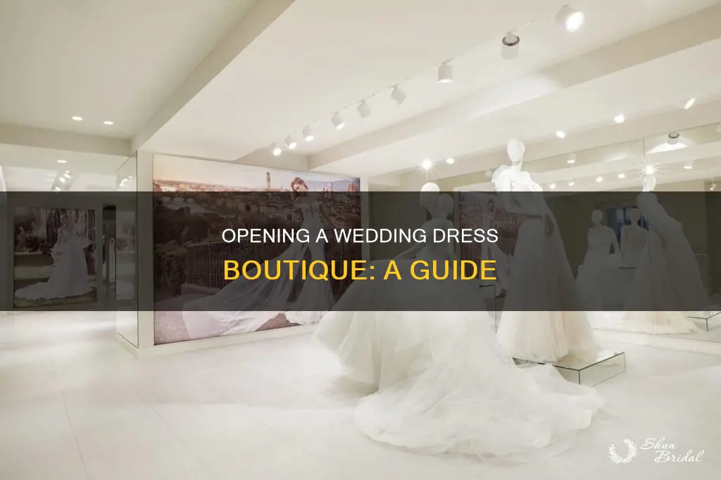 how to open a wedding dress boutique