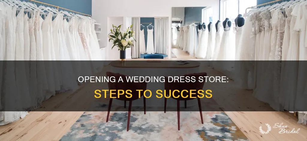 how to open a wedding dress store