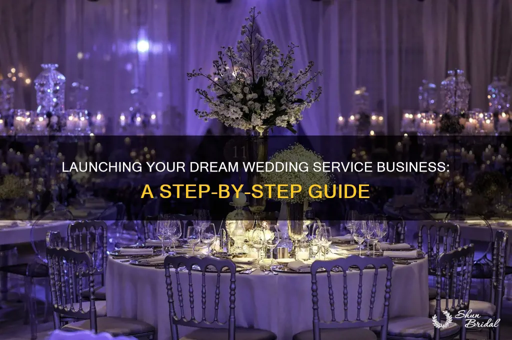 how to open a wedding service busines