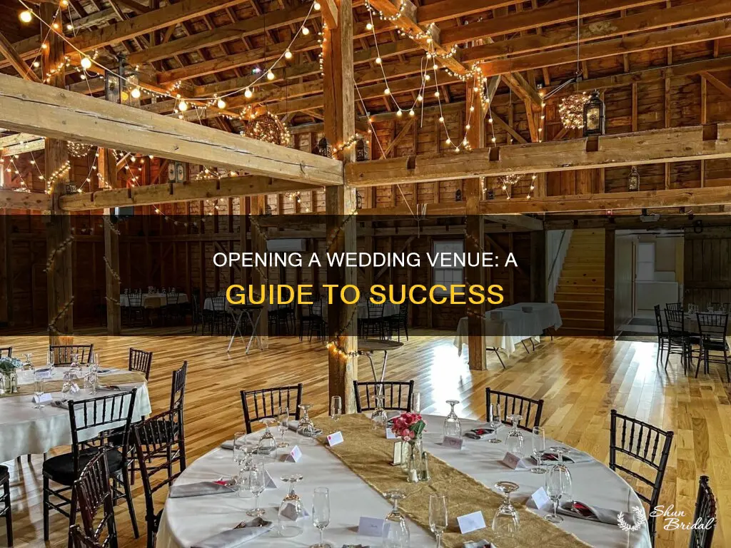 how to open a wedding venue