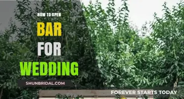How to Open a Wedding Bar: Tips for a Smooth Celebration