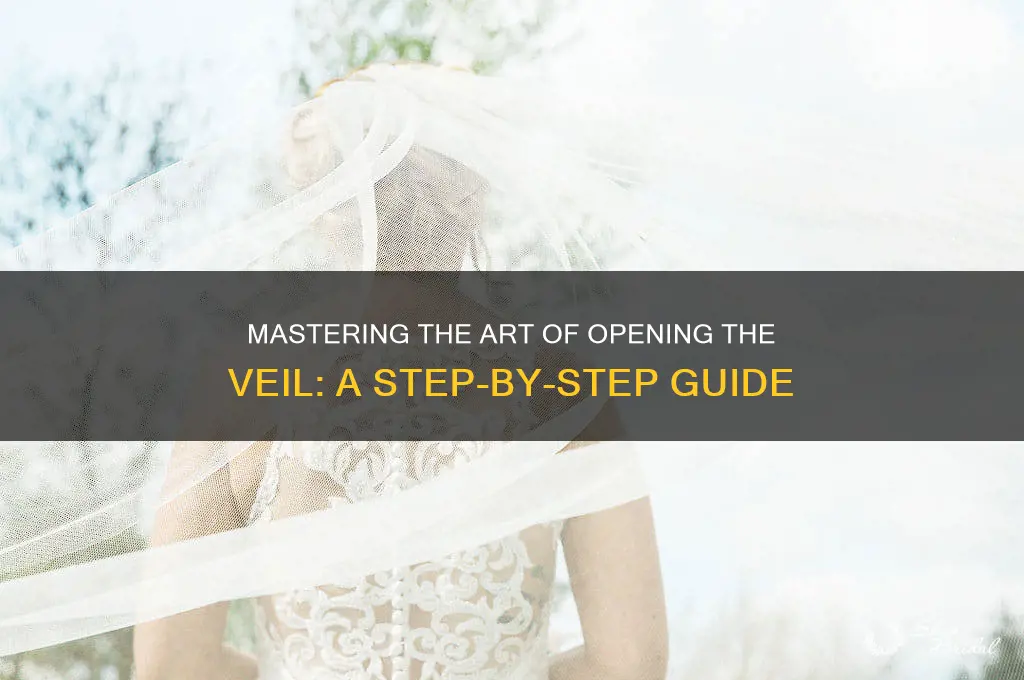 how to open veil