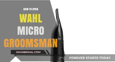 Easy Steps to Open Your Wahl Micro Groomsman for Maintenance