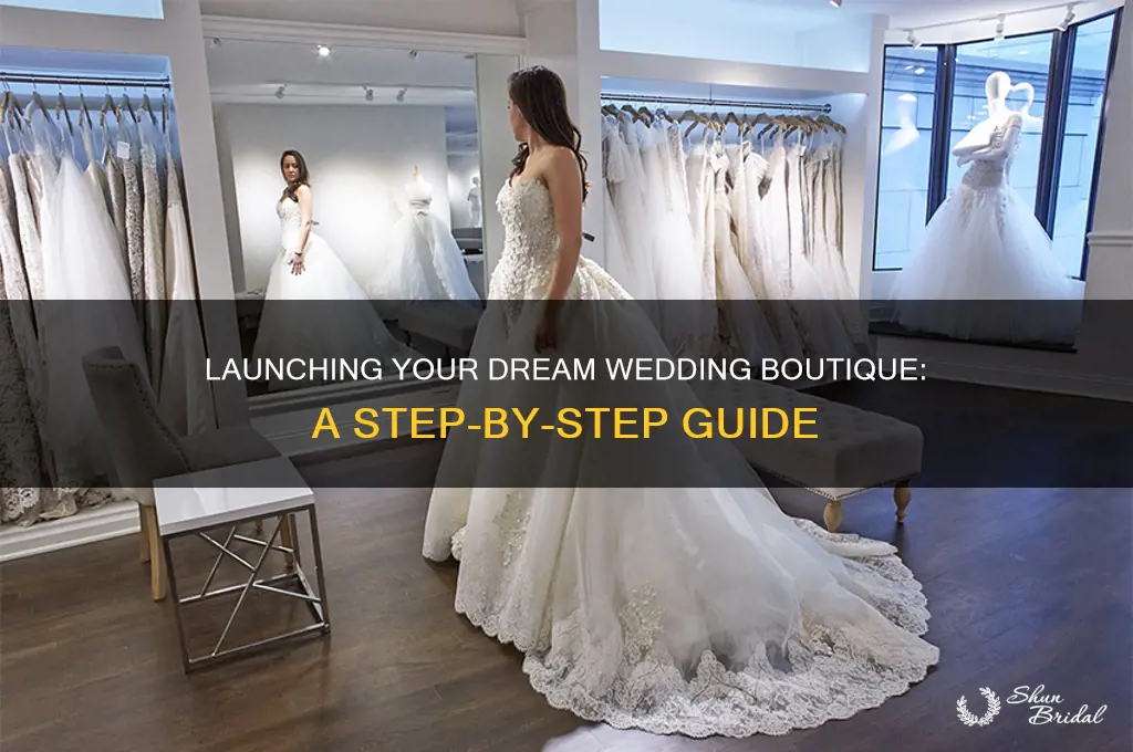 how to open your own wedding boutique
