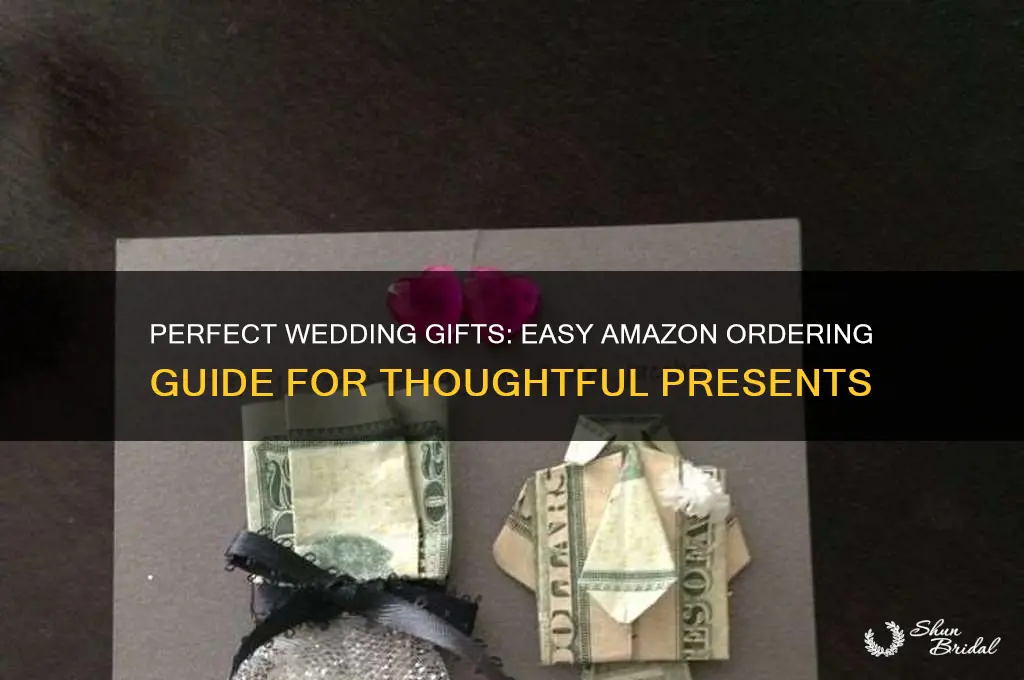 how to order a gift for a wedding in amazon