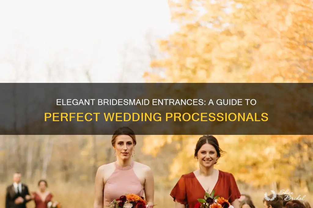 how to order bridesmaid at wedding