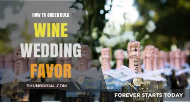 Elegant Bulk Wine Wedding Favors: A Step-by-Step Ordering Guide