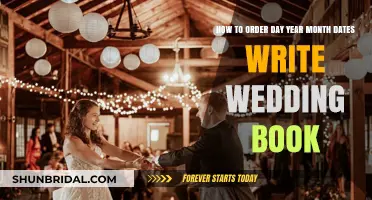 Crafting Your Wedding Book: Mastering Day-Year-Month Date Formatting