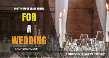 Elegant Wedding Glass Rentals: A Step-by-Step Ordering Guide