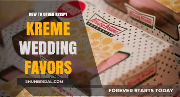 Sweeten Your Big Day: Ordering Krispy Kreme Wedding Favors Made Easy