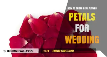 Order Real Flower Petals for Your Wedding: A Step-by-Step Guide