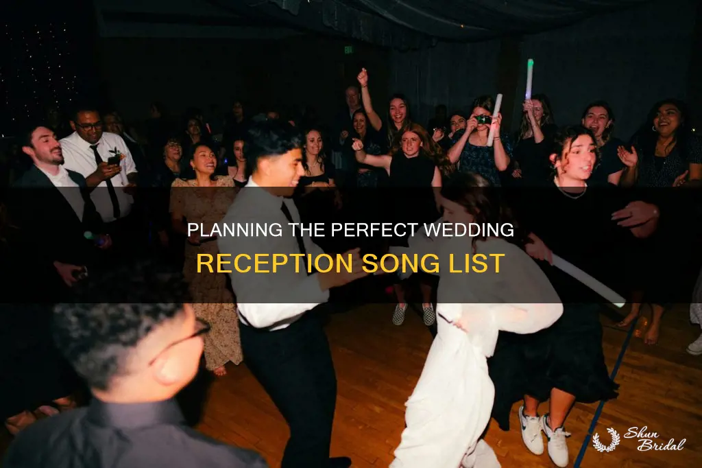 how to order songs for wedding reception