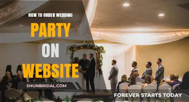 Effortless Wedding Party Planning: A Step-by-Step Guide to Ordering Online