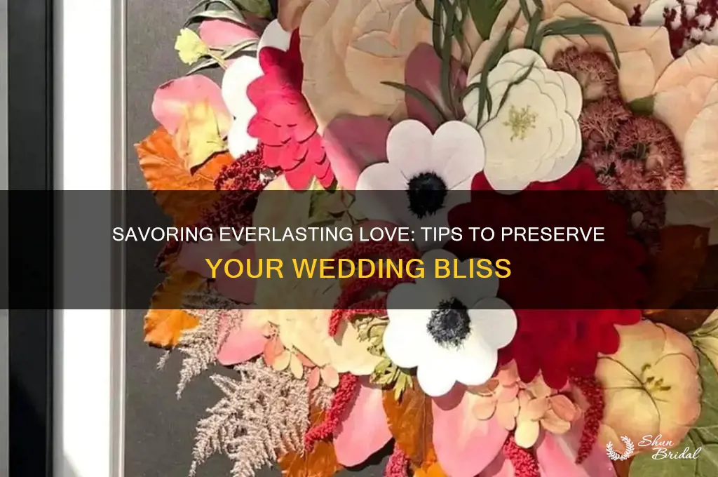 how to oreserve the wedding feeling