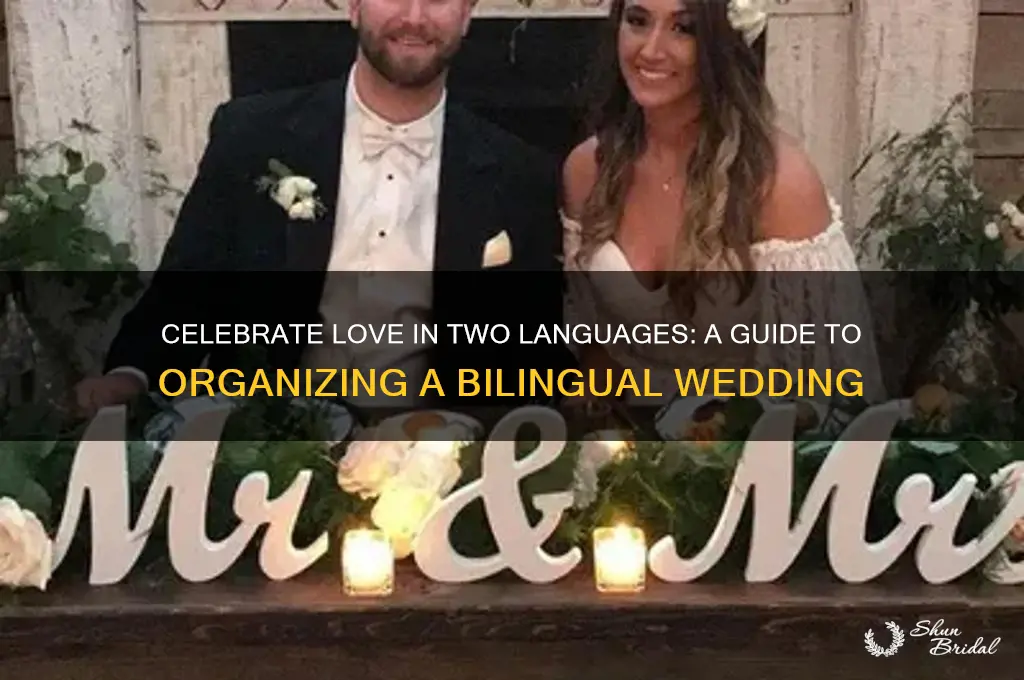 how to organise a bilingual wedding