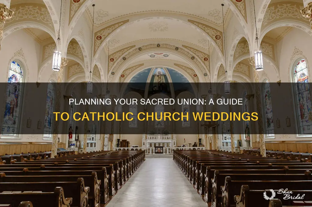 how to organise a catholic church wedding