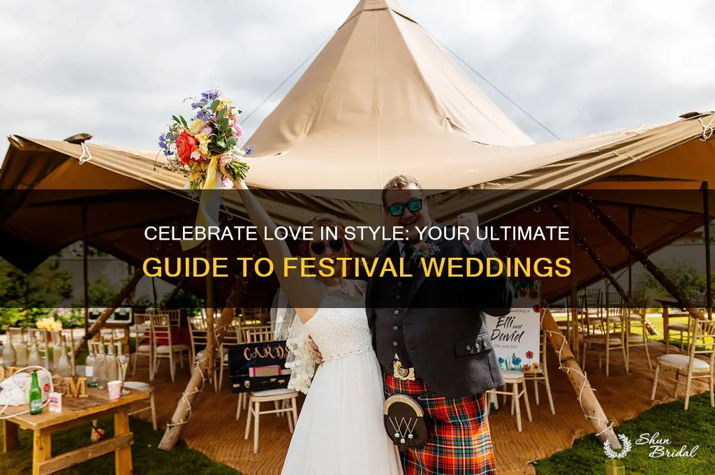 how to organise a festival wedding