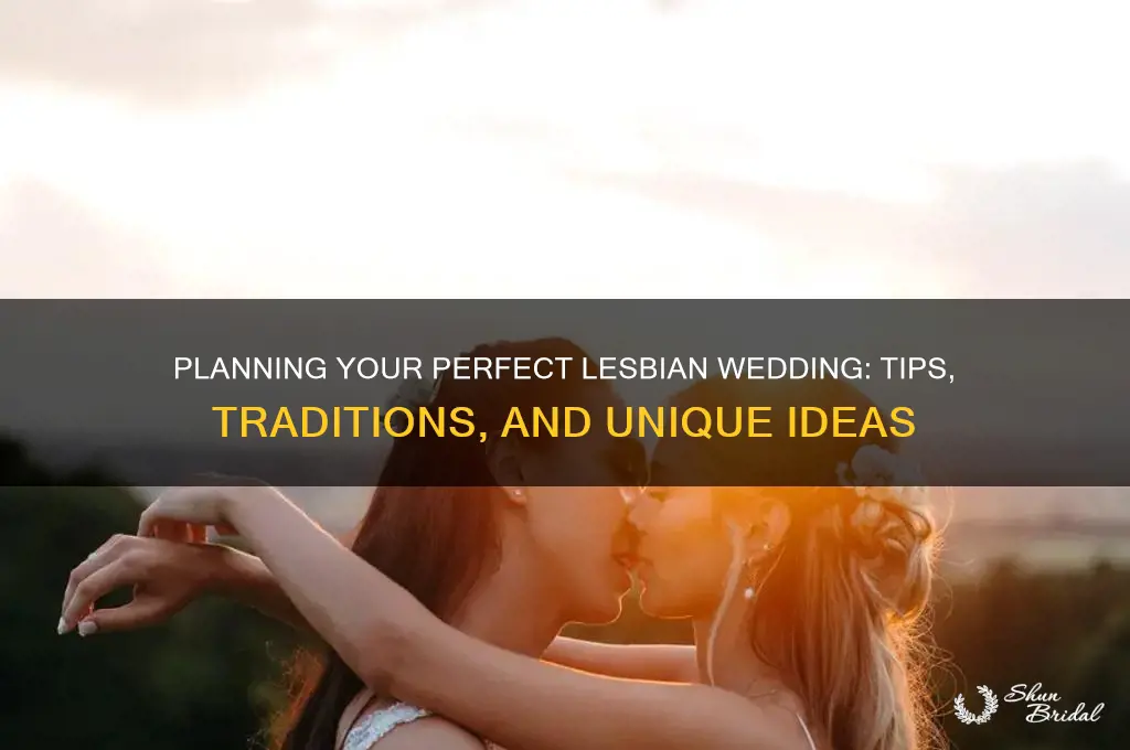 how to organise a lesbian wedding