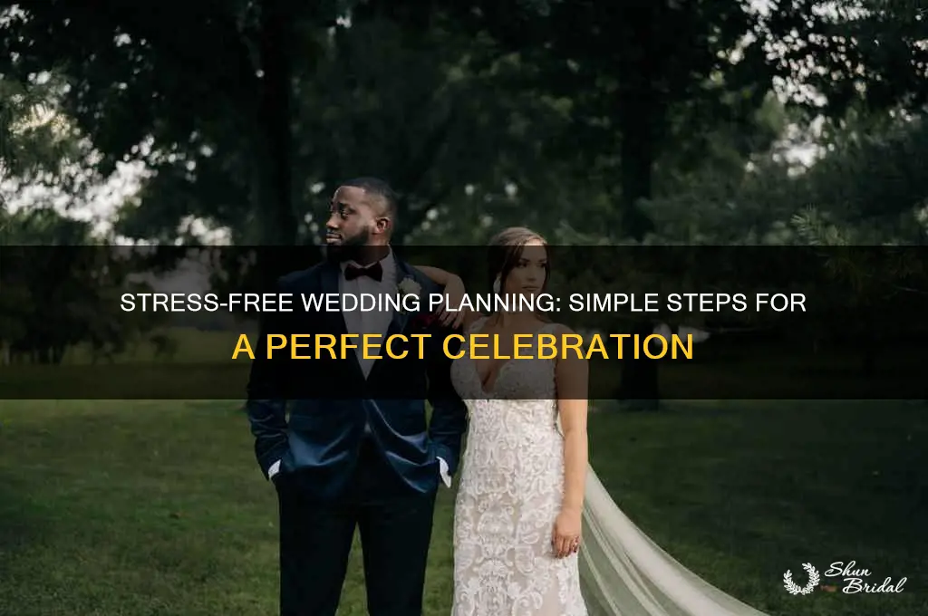 how to organise a stress free wedding
