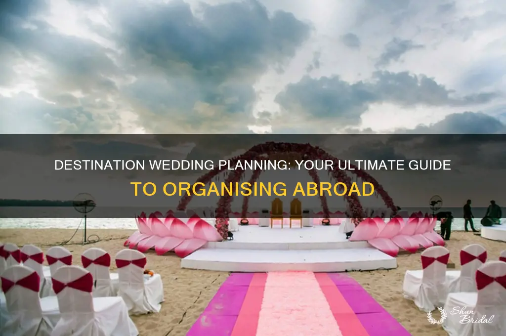 how to organise a wedding abroad