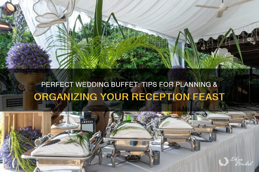 how to organise a wedding buffet