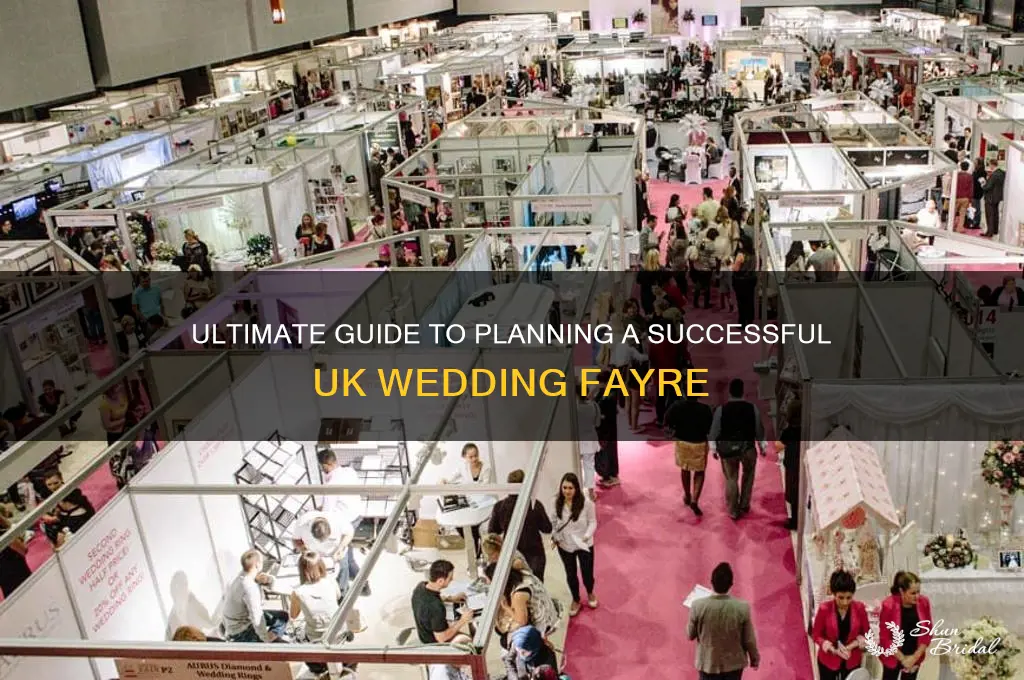 how to organise a wedding fayre uk