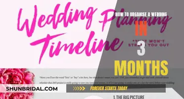 Planning a Wedding in 3 Months: A Quick Guide