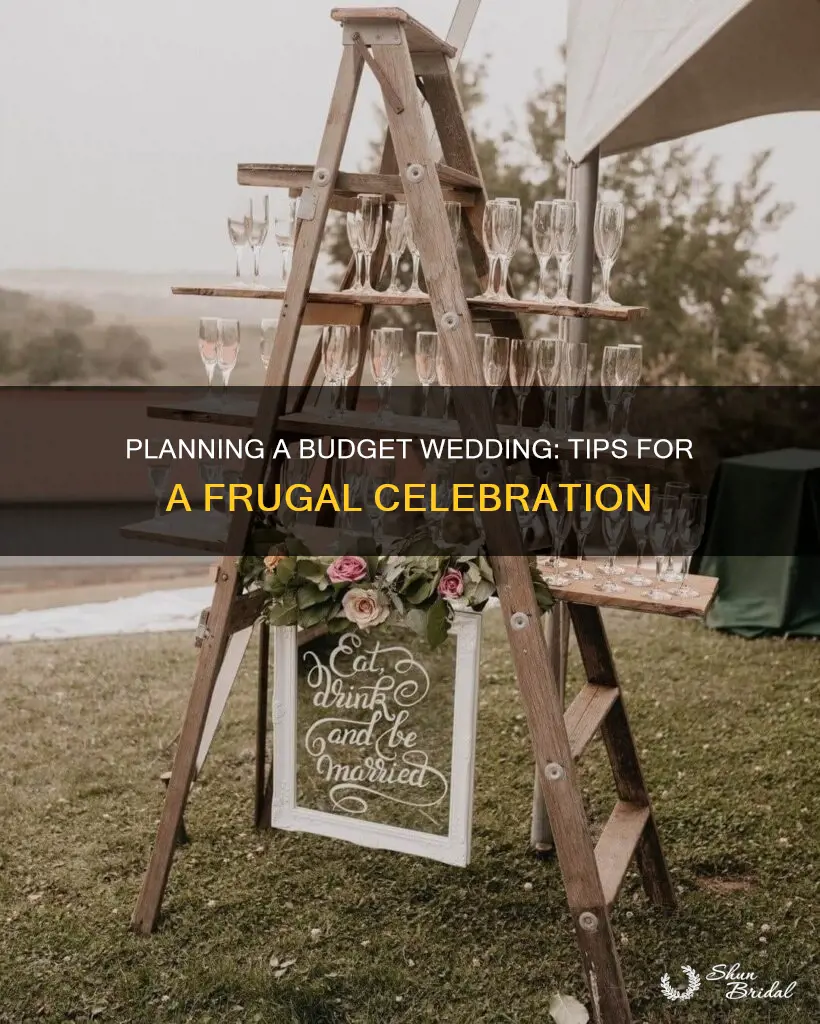 how to organise a wedding on a small budget